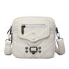 Soft Leather Small Bag, Ladies' Casual Shoulder Crossbody Bag, Mobile Phone Bag, Mini Small Bag