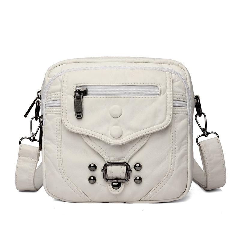 Soft Leather Small Bag, Ladies' Casual Shoulder Crossbody Bag, Mobile Phone Bag, Mini Small Bag