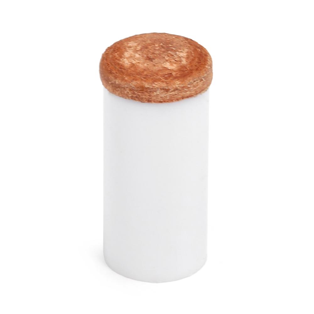 10PCS Pool Cue Tips Hard Plastic Cue Stick Ferrules Billiard Cue Head 12MM / 13MM Outer Diameter