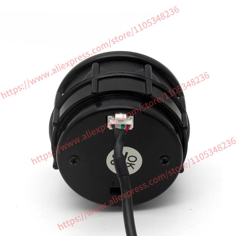 Digital Gauge, 52mm: RPM, Boost Pressure, Coolant Temperature, Oil Temperature, Oil Pressure, Air-Fuel Ratio, Voltage, 12V