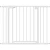 Baby Stair Gate Safety Barrier Without Drilling With Automatic Closing For Children Kitchen Stairs 76 102 X 76 Cm White