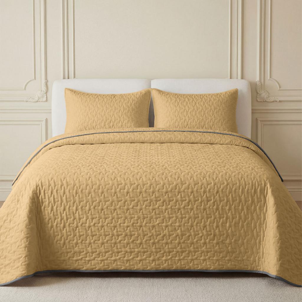 Pure Color Free Needle Grinding Hair Clip Cotton Bed Cover Thin Blanket Pillow Cover