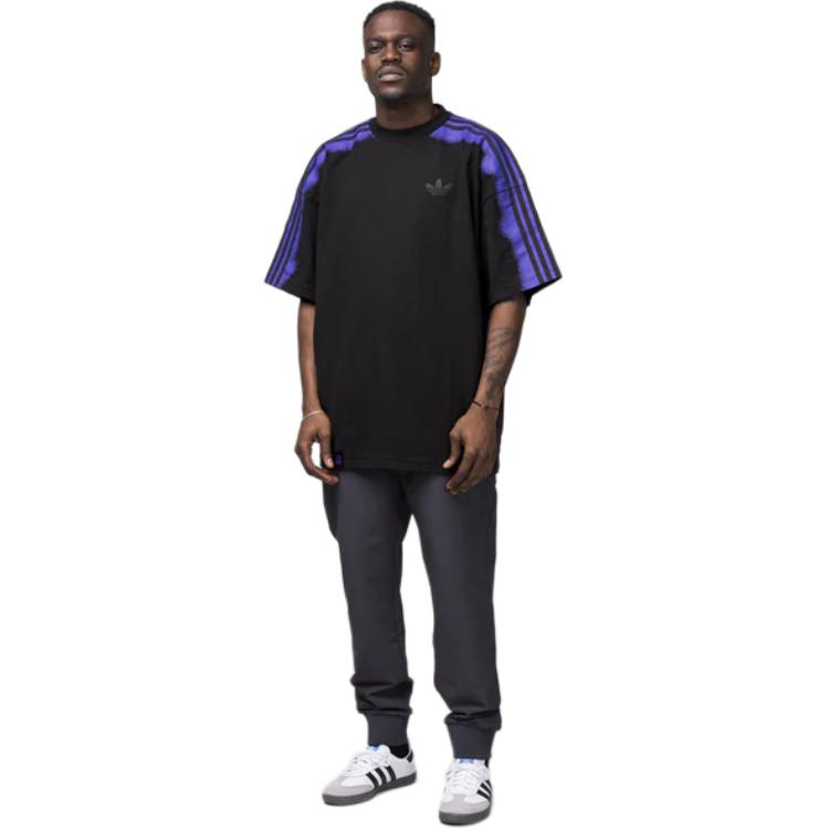 adidas Футболка унисекс с логотипом Originals X Youth Of Paris v1, черная IU3311
