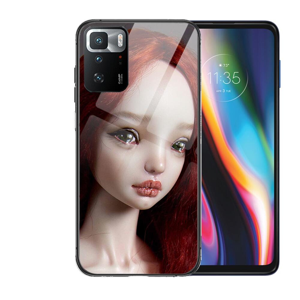 Чехол Krajews Creepy Dolls из закаленного стекла, чехол для телефона для XiaoMi Redmi Note 10 9S 8 7 6 5 A 10t Pro 9T, чехлы предварительно