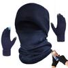 3 шт./компл. зимняя велосипедная шейная гетра шапка перчатки теплая холодная погода ветрозащитная для мужчин и женщин на открытом воздухе