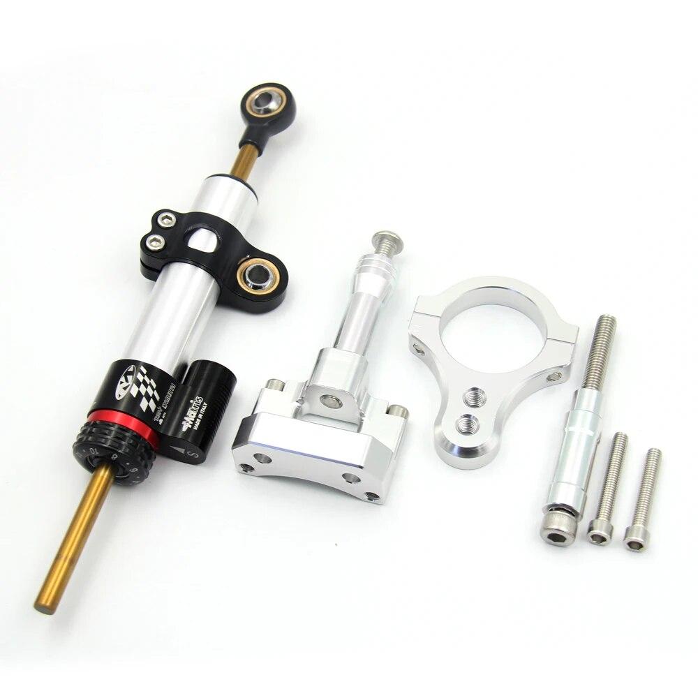 Мотоциклетный стабилизатор с ЧПУ, рулевой демпфер, монтажный кронштейн, комплект поддержки для Yamaha YZF R3 R25 MT03 2015 2016 2017