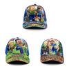 Pattern Kids Minecraft Sun Protection Cap With Round Top For Summer Casual