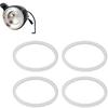 4 шт. Силиконовые уплотнительные прокладки для дистиллятора воды, Термостойкие запасные части для 4-литровых дистилляторов воды, Совместимые с различными (4L)