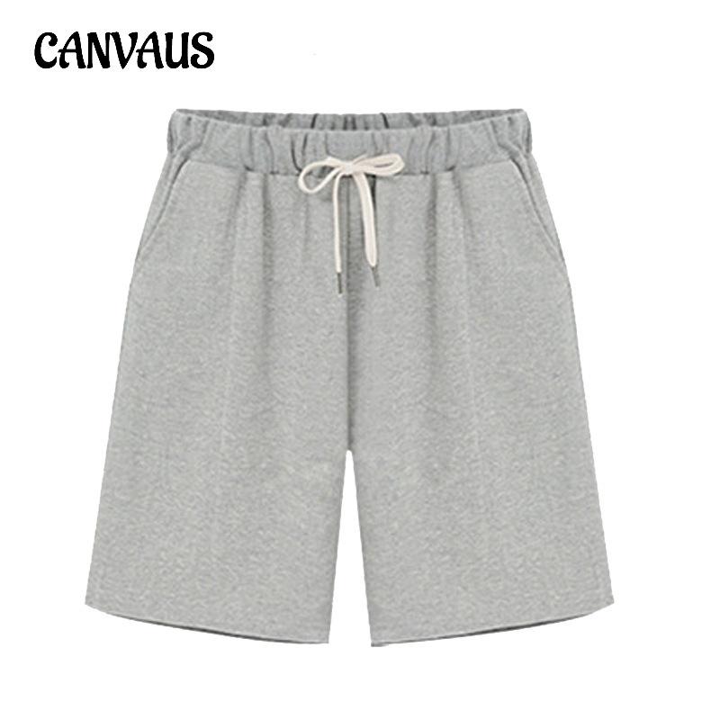 Шорты больших размеров, дышащие женские летние свободные брюки с высокой талией для спорта и отдыха, прямые брюки