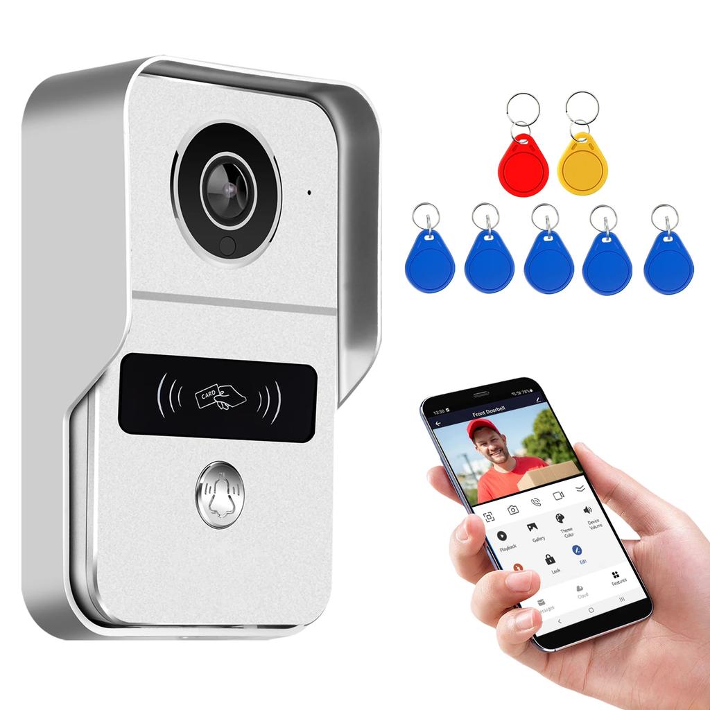 Tuya Application Home Host Intelligent Control Screen POE WIFI Supported Night Vision Building Intercom System Intelligent Door