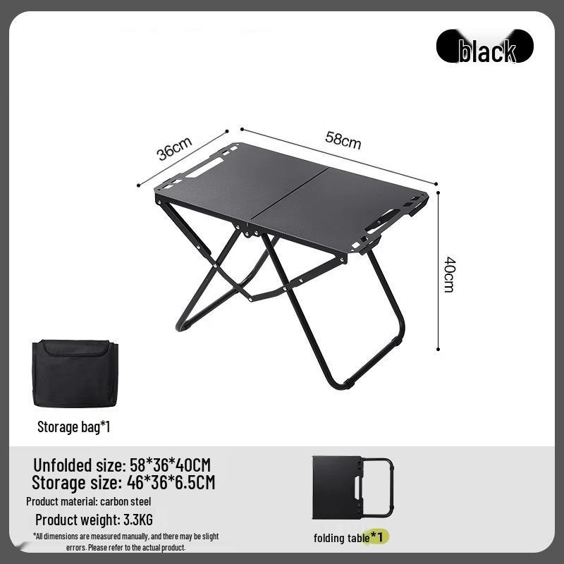 OIMG Portable Outdoor Tactical Folding Camping Table