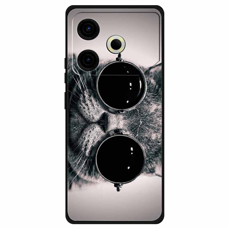 Чехол для Tecno Pova 6 Neo Силиконовый Мягкий Цветок Космос Модный Чехол Для Tecno Phantom X2 Pro Чехлы Пейзажная Краска Чехлы Милые