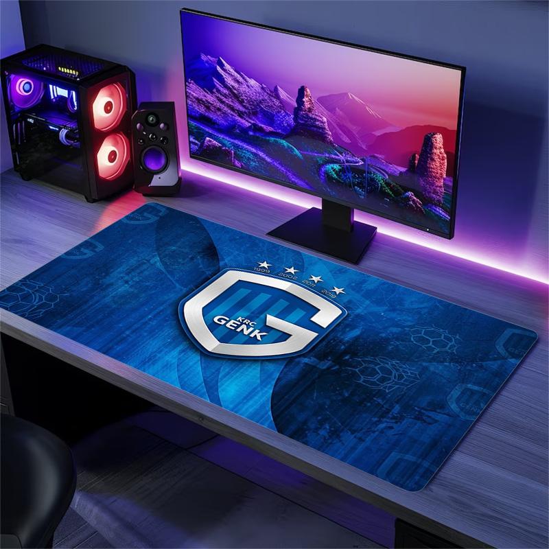 KRC Genk Color Mouse Pad Large Gaming Table Cushion Non-slip Laptop Tablet Big Mousepad XXL Mat Mini PC Playmat With Lock edge