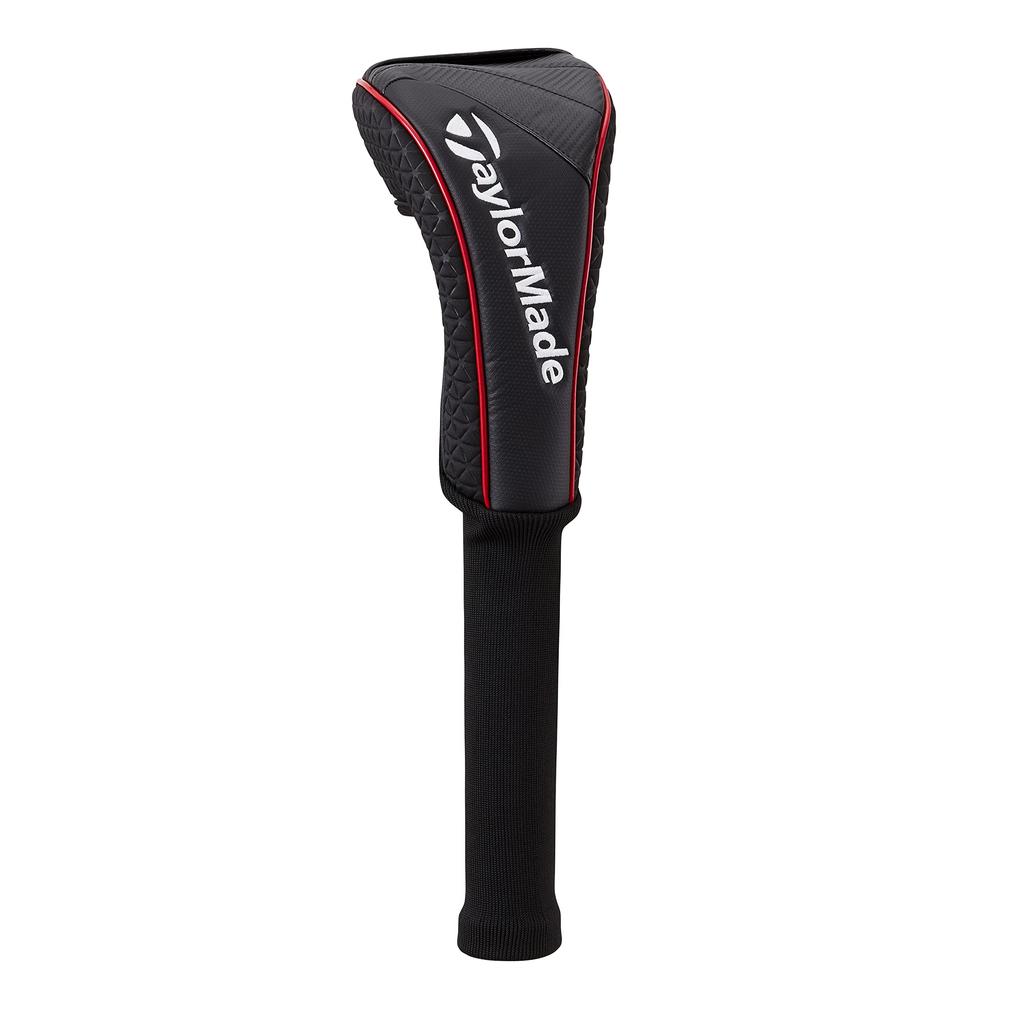 TaylorMade Austec Fairway Wood Headcover, Black/Red, Men's, TJ129, 23SS