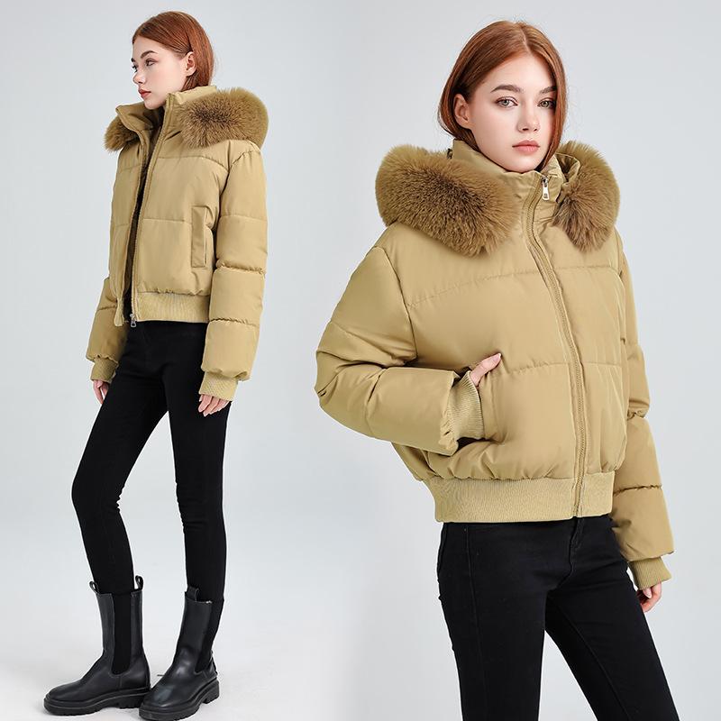 Women's New Cotton-padded Clothing Winter Thickened Fashion Cotton-padded Jacket Small Short Down Cotton-padded Jacket