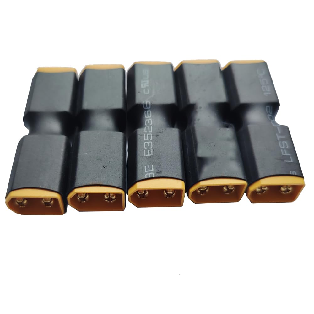 Yiqigou 5-Piece Беспроводной адаптер-переходник XT60 Male на XT60 Male (XT60 Папа на XT60 Папа)
