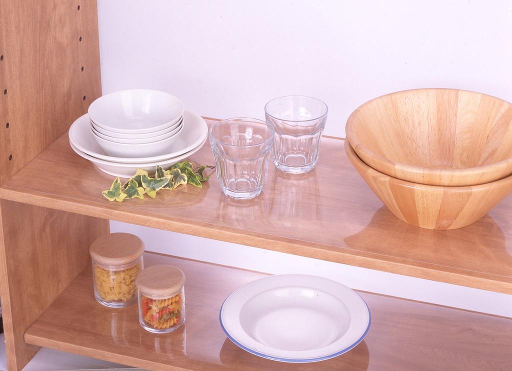 Towa Sangyo Kitchen Sheet for Cupboards, 30cm Wide, Anti-Slip, Anti-Scratch, Clear