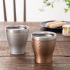 Maebata Luxe Pair of Rock Silver 29828 Cups, & Bronze, 290ml,