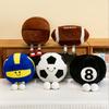 25cm Latest Basketball and Football Doll Simulation Stuffed Plush Toy Cartoon Anime Cute Doll Gift boys and girlsfor Fun Doll