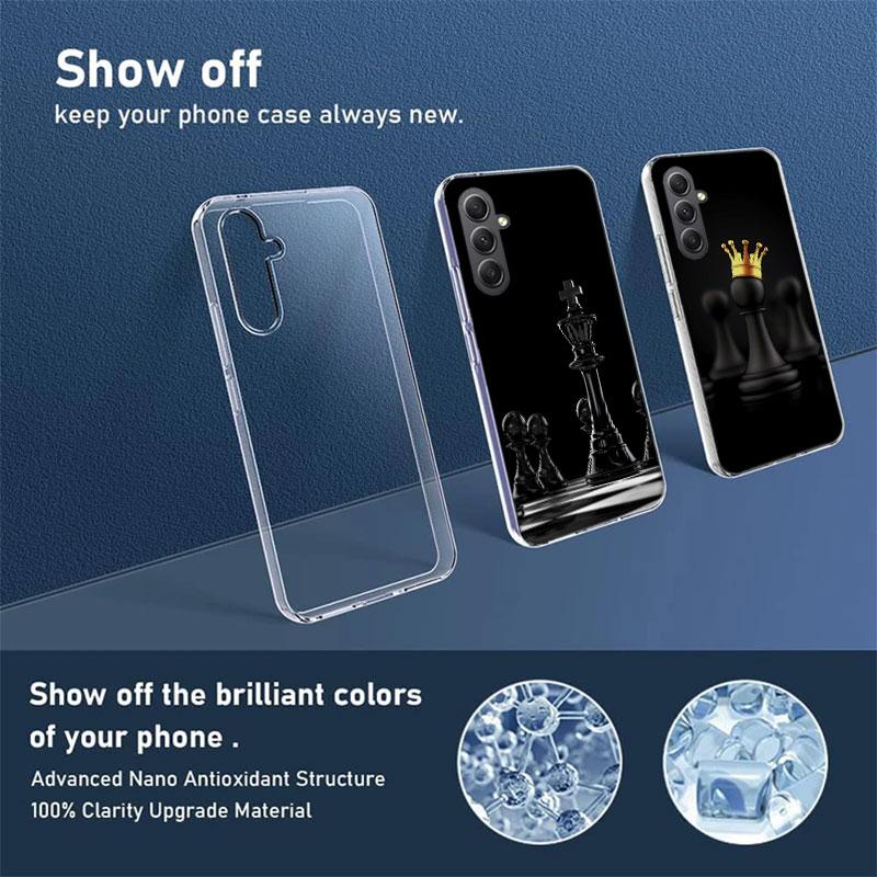 Competitive Chess Game Phone Case for Samsung A17 A37 A57 A07 A16 A26 A36 A56 A06 A02S A12 A22 A32 A52S A04S A14 A24 A34 A54 A03