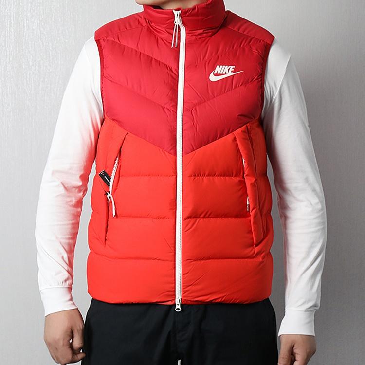 Мужской повседневный спортивный пуховый жилет Nike Красный 928860-687