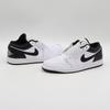 553558-132 Nike Air Jordan 1 Low Белый Черный (Мужской)