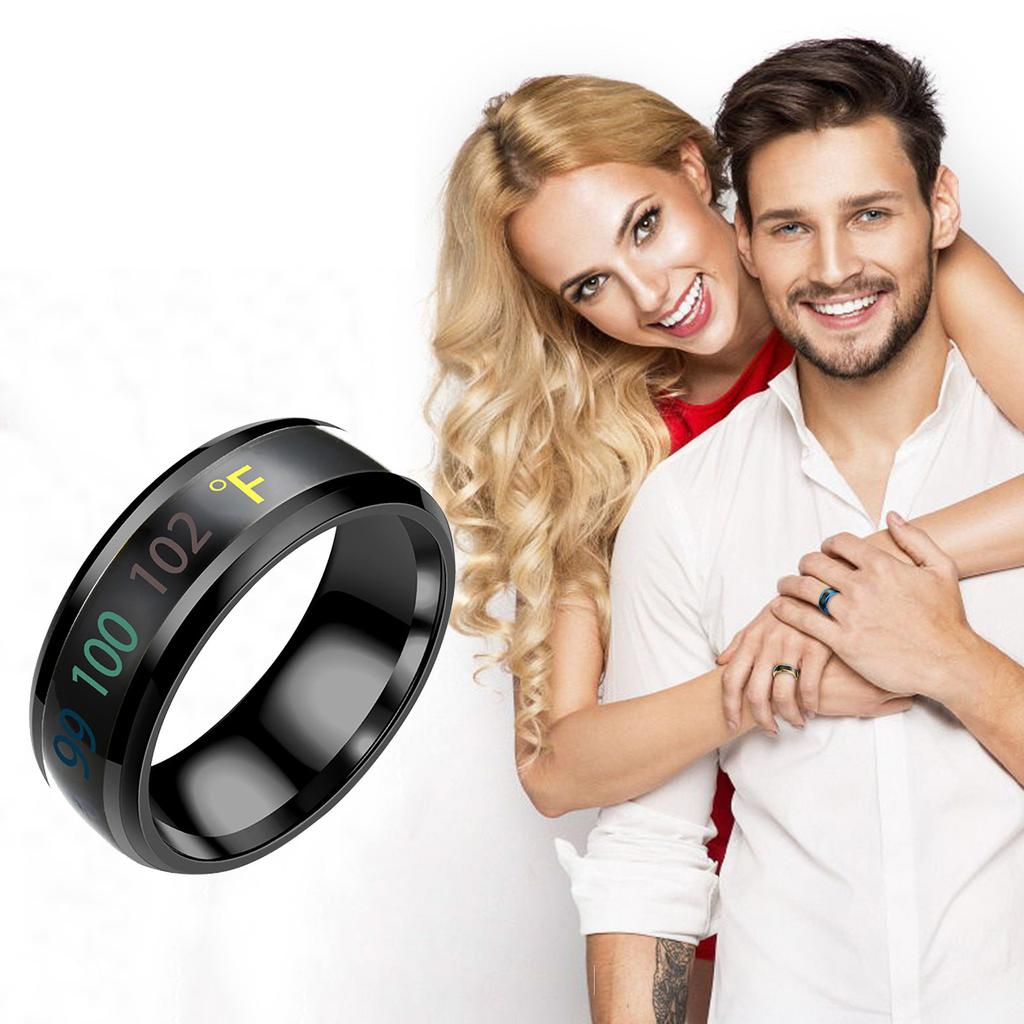 Physical Sensing Temperature Changes Display Ring