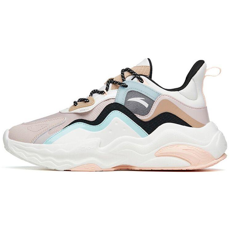 Anta Кроссовки Lifestyle Series Mix 4.0 с низким верхом для папы, женские, серые, белые, черные 122218812-4