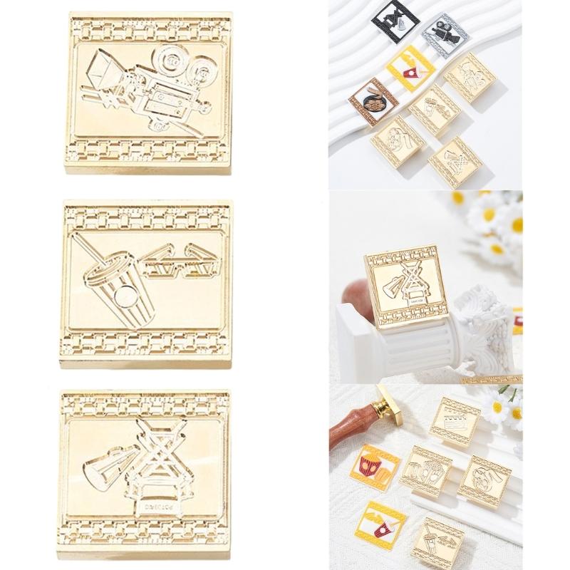 Metal Sealing Stamp Head Wax Stamp Head Only Emboss Sealings Wax Scrapbooking Stamp Head Wax Seal Stamp Head Replacement