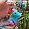 Adorable Plush Unicorn Keychain Doll Cute Cartoon Backpack Charm For Kids Gift