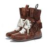 Fashion 2025 New Women's Ankle Boots and Short Boots Round-Toe Non-Slip Women Dexterity Boots Large-Size Female Outdoor Boxing Boots