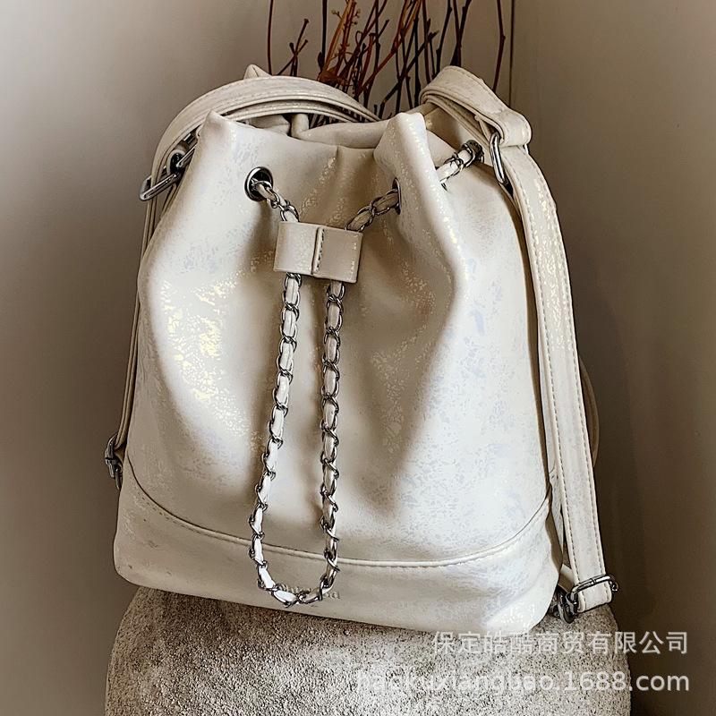 Повседневный Универсальный Дорожный Рюкзак Женский 2025 Новая Мода Школьная Сумка Студенческий Кампус Большая Вместимость Легкий Рюкзак