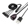 Smart Infrared Remote Control Repeater: Control Multiple Devices with 1 Receiver & 1-4 Transmitters
