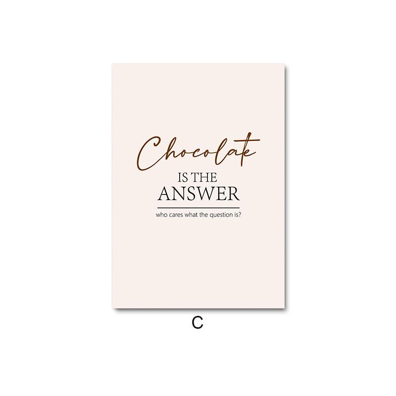 Рождественский плакат с принтом, обои, шоколад, кофе, еда, напитки, коричневые тона, холст, картина, столовая, кухня, настенный художественный декор, фотографии