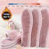 4pcs Plush Warm Insoles Men and Women Thick Cozy Winter Foot Pads for Sneakers and Snow Boots