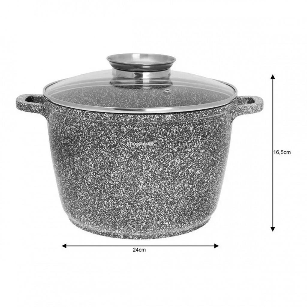 Garnek marmurkowy 6,2l 24cm klausberg kb-7525 lumarko!
