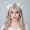 Fluffy Realistic Texture Faux Fur Cat Ears Flexible Handmade Animal Headband  Anime Cosplay