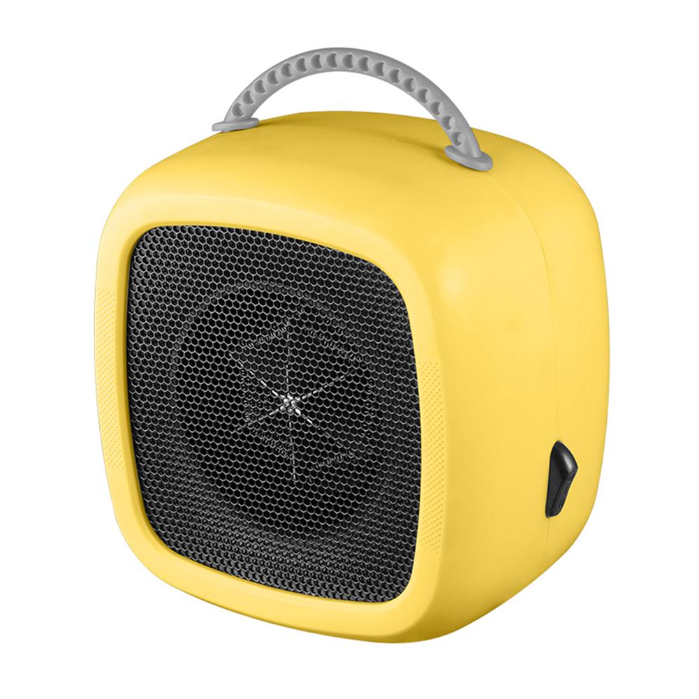 Мини настольный обогреватель с переносной ручкой, малошумный, безопасный дизайн, защита от сбоев питания для использования в офисе