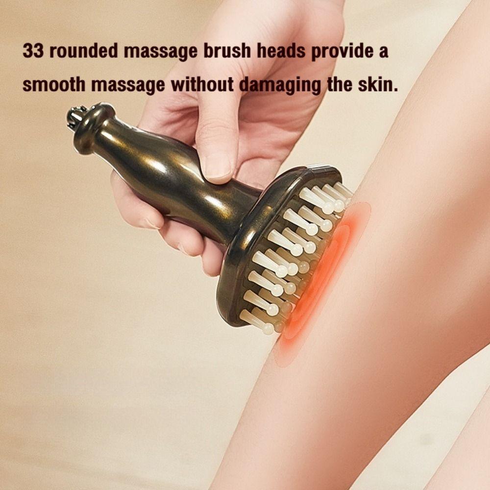 Magnetic Massage Stick 33 Beef Tendons Meridian Brush  for Arms Back Full Body Waist Thigh