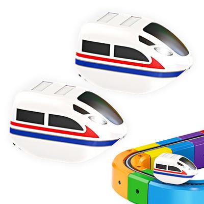 1/2 шт. Электрический поезд игрушка Замена USB Перезаряжаемый Детский Имитация Локомотив Игрушка Малыши Мальчики Девочки Развивающий Трек Поезд Голова Игрушка