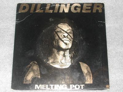 7-дюймовая пластинка DILLINGER Melting Pot AMS8133 AM Records 1981 Великобритания Регги Ска Даб Б/у