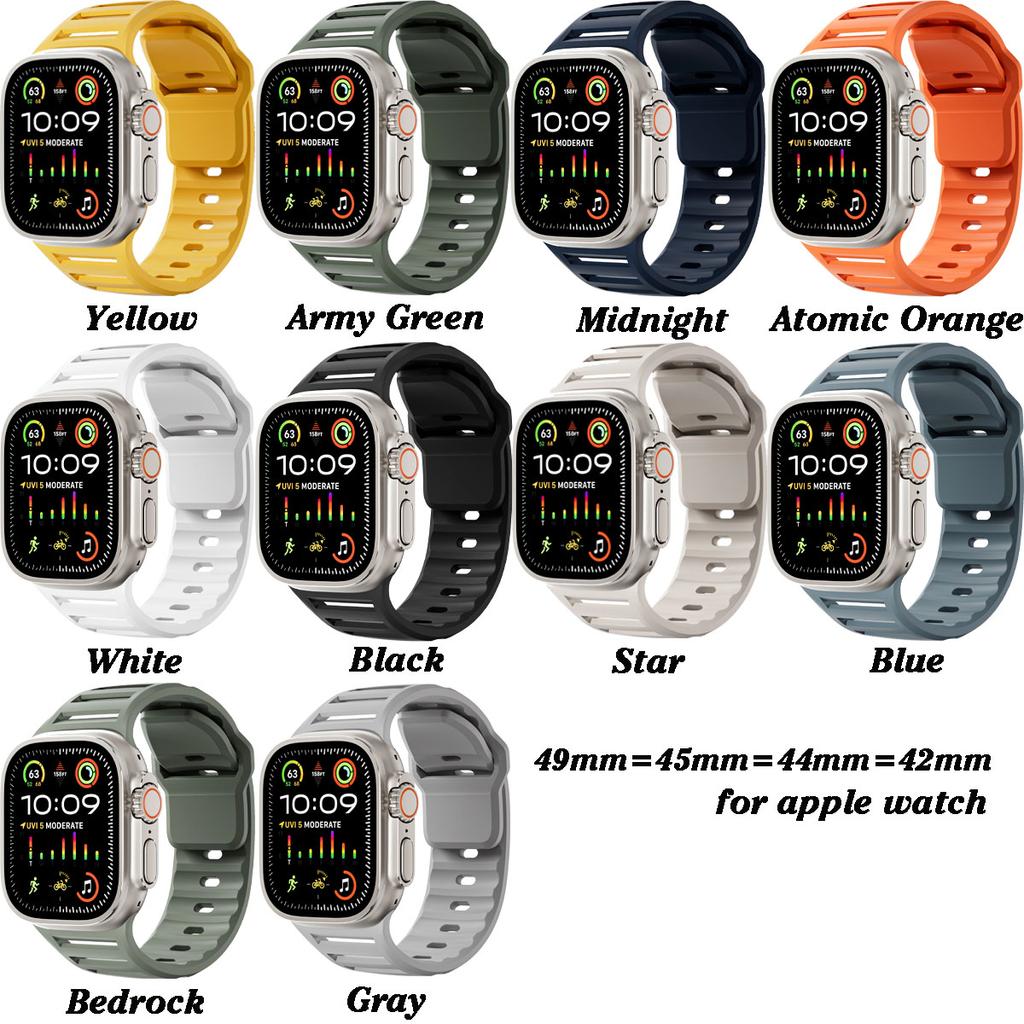 Спортивные ремешки для умных часов Ultra 2 Band Men 49 мм 46 мм 45 мм 44 мм 42 мм, сменный силиконовый ремешок для часов серии 10 9 8 7 SE 6 5 4 3 2 1