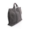 Used HERMES HerlineMM Tote Bag Nylon canvas Gray Used unisex