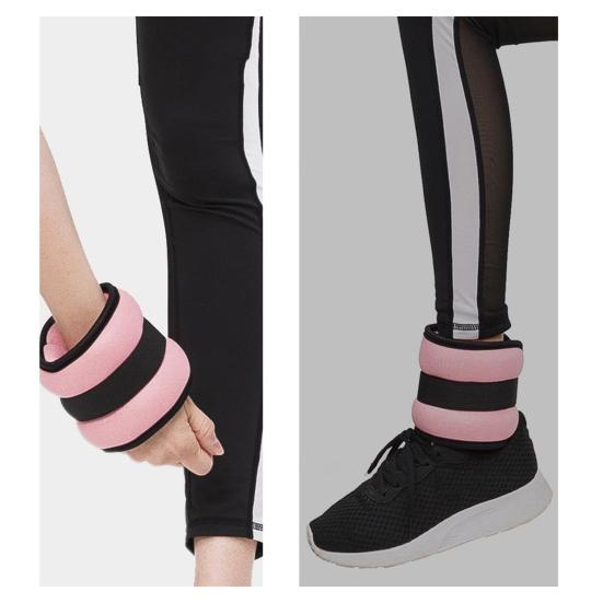 2 шт. спортивные манжеты для ног/запястий, утяжелители для фитнеса, мешочки с песком для ног, рук и лодыжек, для занятий танцами, реабилитации студентов, утяжеленные мешочки с песком для запястий.