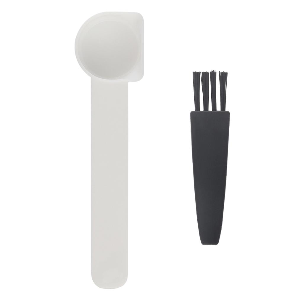 2 Pcs Solid Bottom Reusable Nylon Net Basket Coffee Maker Filter for Mr. Coffee with Brush and Scoop, 8-10 Cups Washable Strainer