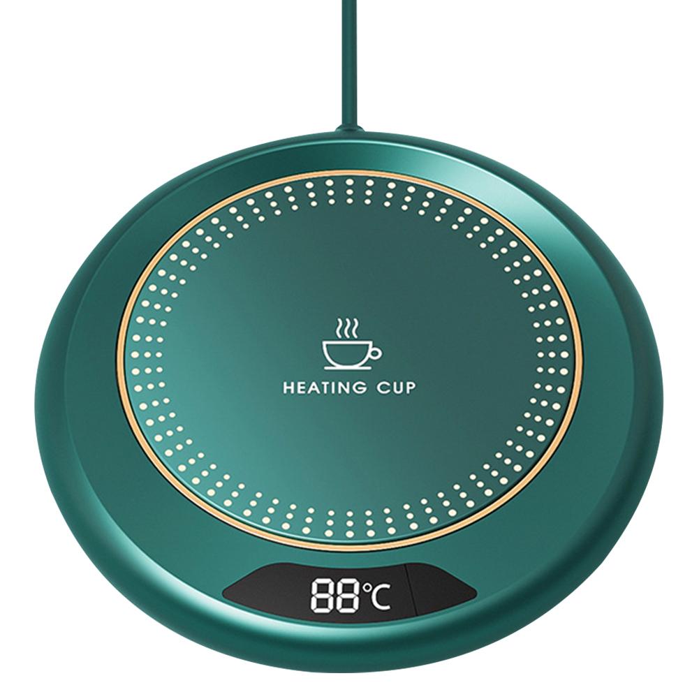 Thermostat Coaster Coffee Mug Warmer 3 Temperature Setting Heating Plate Auto Shut Off Portable Cup Warmer for Travel Office Use