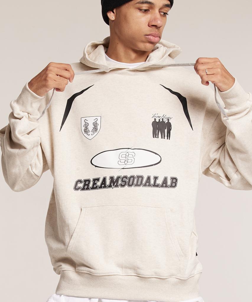 Толстовка Crsdel Teamplay Овсяный Черный