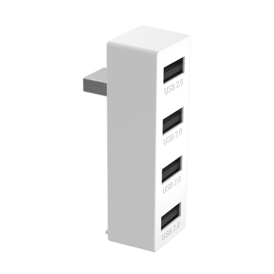 Док-станция расширения 4-в-1 с защитой от помех, 4 порта USB 2.0, без задержек, USB-хаб для контроллеров игровых консолей
