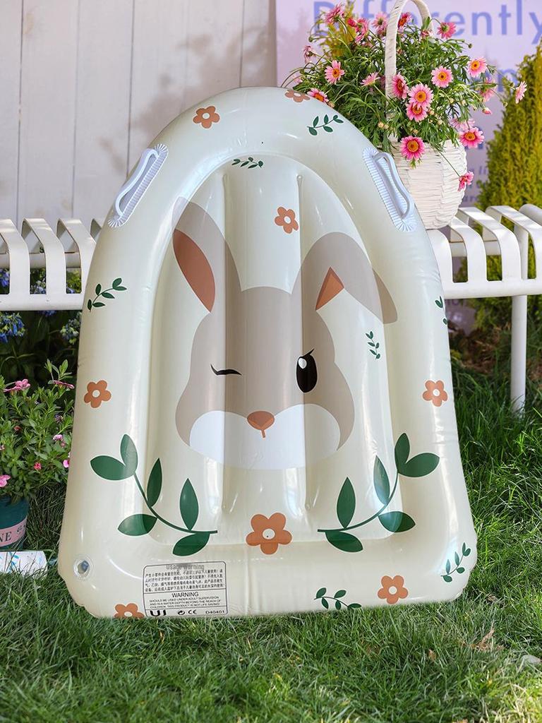 Желтое защитное кольцо для детского сиденья для купания с защитой от солнца - конструкция, препятствующая опрокидыванию