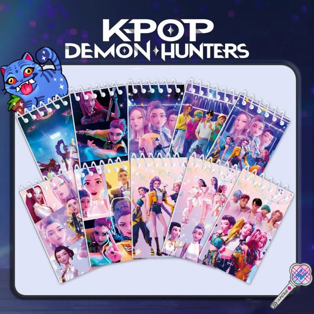 K-pop Demon Coil Блокнот Аниме Huntrix Книга Блокнот Декоративный Подарок для Гостя Принадлежности для Вечеринки по Случаю Дня Рождения K-pop Воин